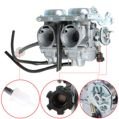 munirater Motorcycle Carburetor Dual Carb Set Chamber Replacement for Honda CMX250 CA250 CA CMX 250 C