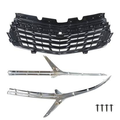 munirater Front Bumper Grille Chrome Plastic Assembly Replacement for 2022 2023 Equinox Sport Utility 4-Door