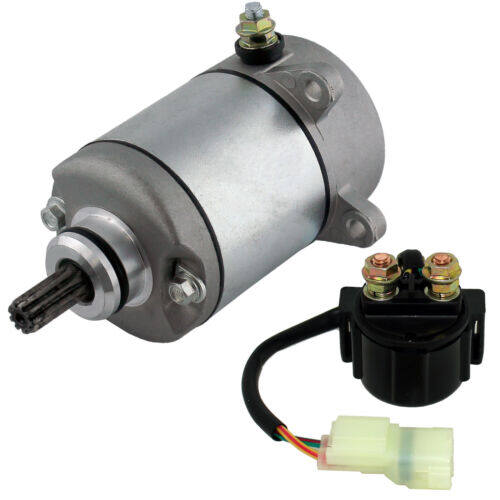 munirater Starter Motor with Solenoid Relay Replacement for Honda TRX250TM TRX250 TM Recon 250 2005-2017