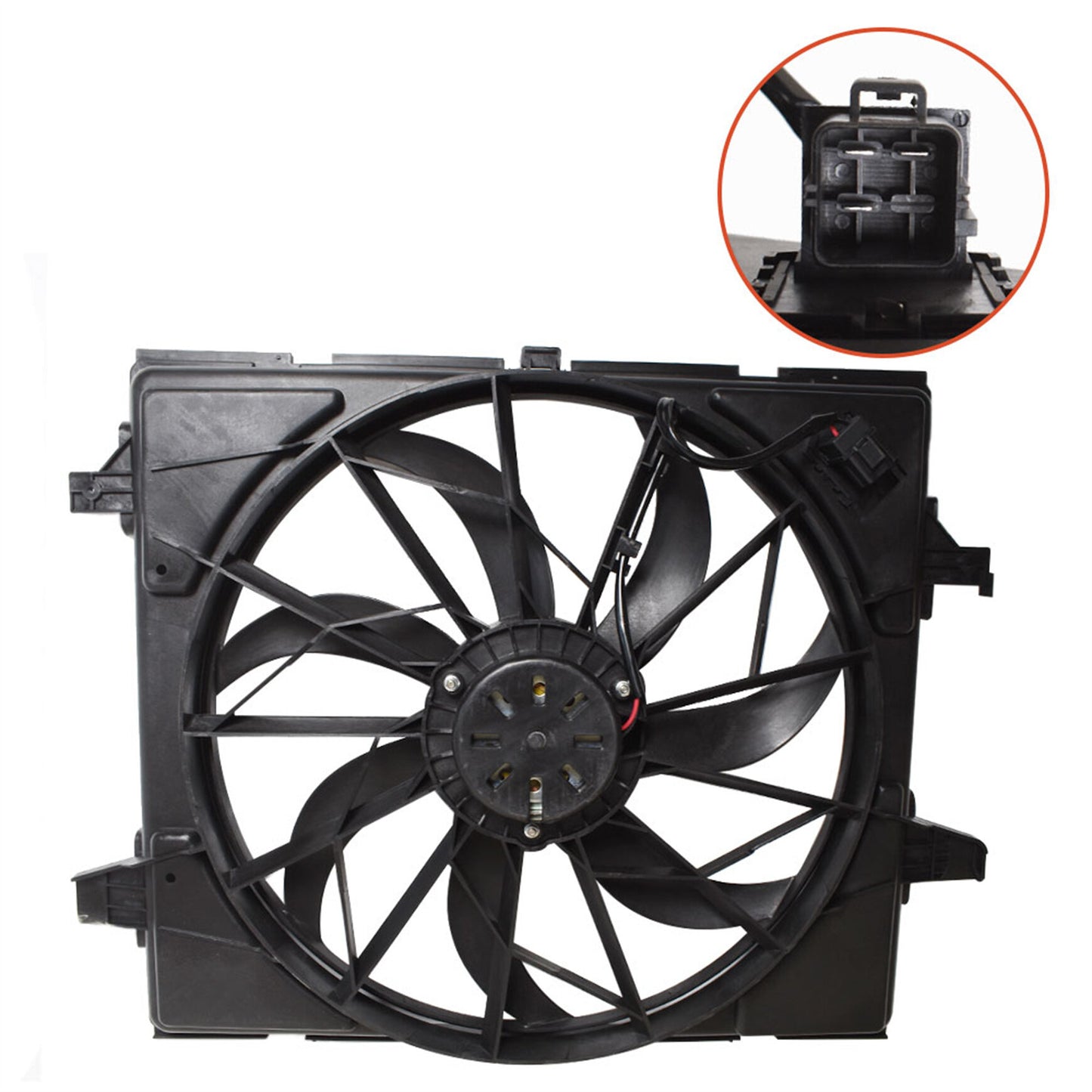 munirater Radiator Cooling Fan Replacement for 2011-2021 Durango Grand 55037992AD CH3115170