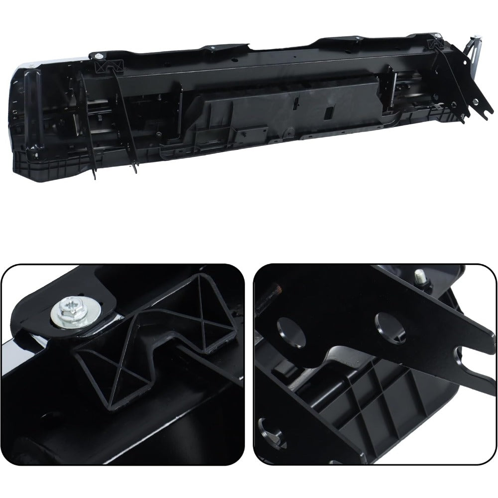 Chrome Rear Step Bumper for Toyota Tundra 2022-2024, without Sensor Holes, TO1103141