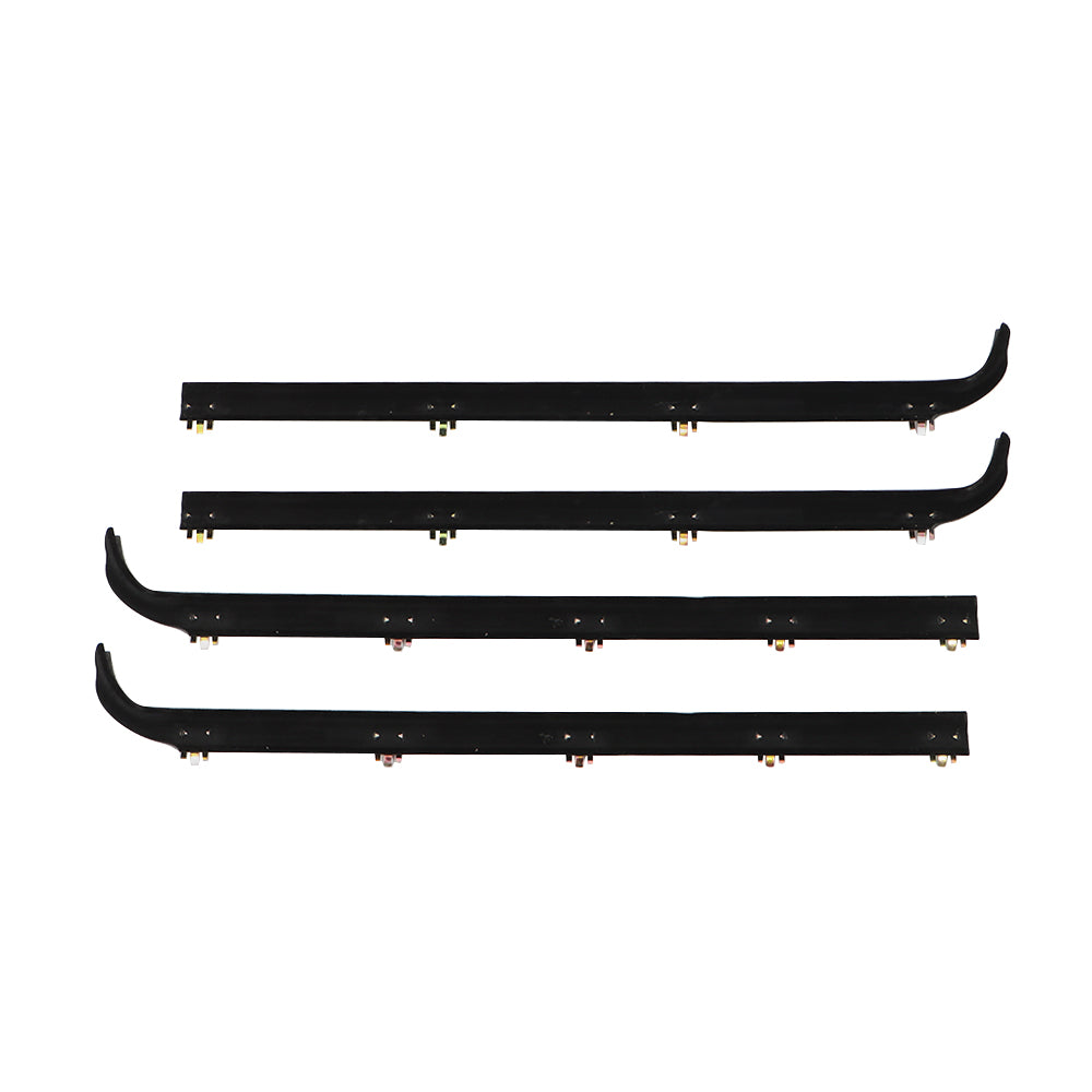 Window Sweep & Run Channel Weatherstrip Kit for 1987-1996 Ford F-Series, 6-Piece