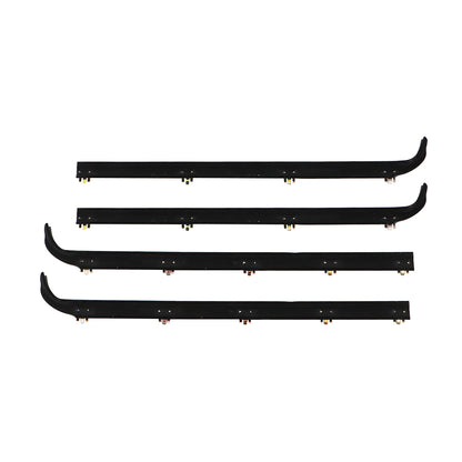 Window Sweep & Run Channel Weatherstrip Kit for 1987-1996 Ford F-Series, 6-Piece