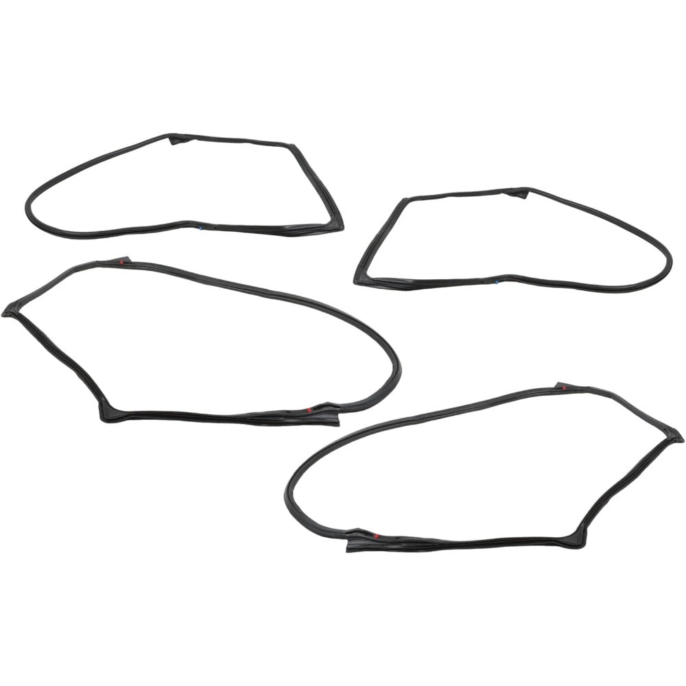 Door Window Weatherstrip Kit for 2007-2018 Jeep Wrangler, 4-Piece