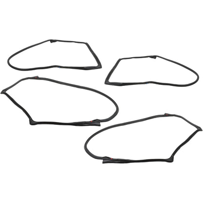 Door Window Weatherstrip Kit for 2007-2018 Jeep Wrangler, 4-Piece