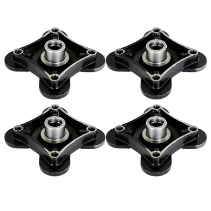 munirater 4 Pack Front Rear Wheel Hubs Replacement for RZR XP 1000 / RZR XP 4 1000 2014-2017 5139265-067 5141353-067