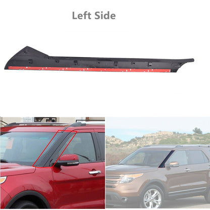 munirater Front Windshield Outer Trim Molding Left Driver Side Replacement for 2011-2019 Explorer