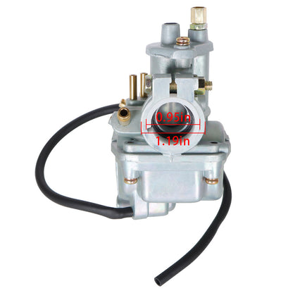 Carburetor with Throttle Cable and Filter for 1983-2006 PW80