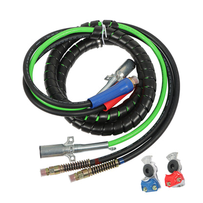 munirater 3-in-1 Wrap Set Air Line Hose Electric Cable Assemblies Semi Trailer 12 Foot