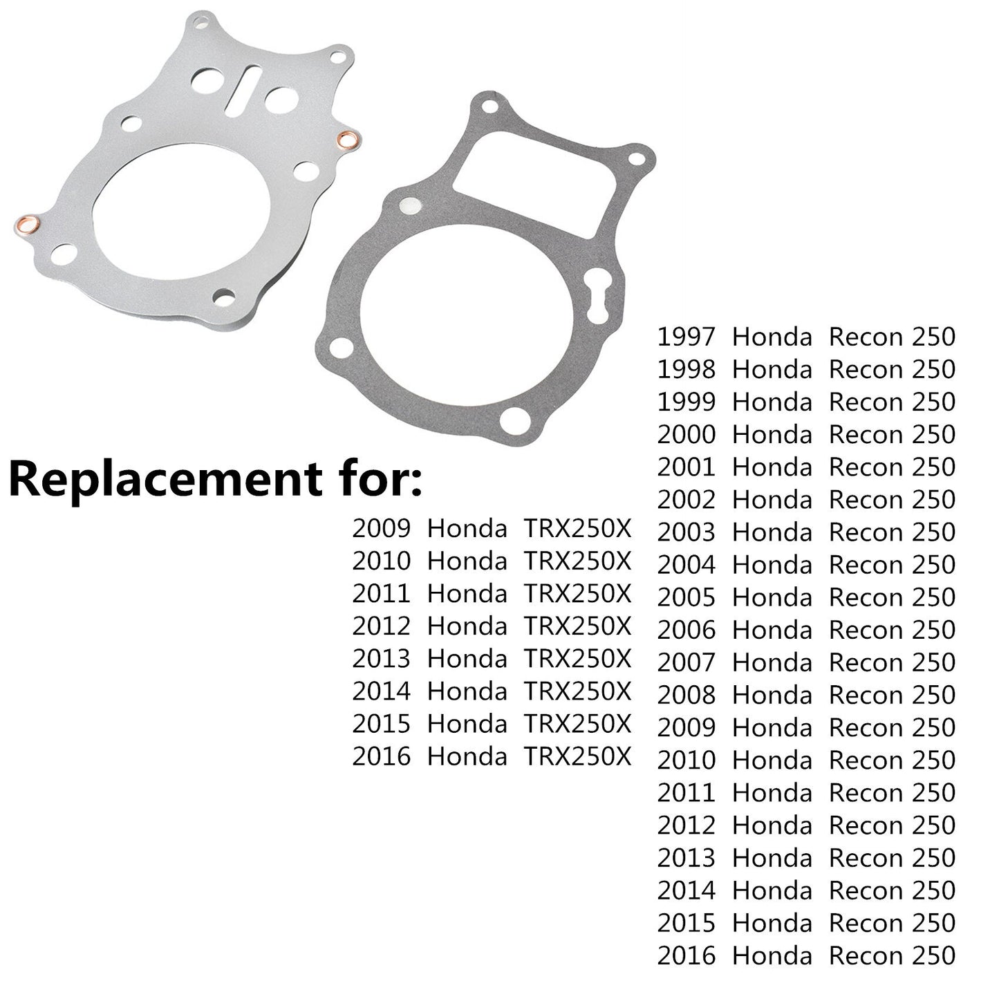 munirater Top End Engine Motor Gasket Kit Replacement for 1997-2001 Recon TRX250 12191-HM8-000