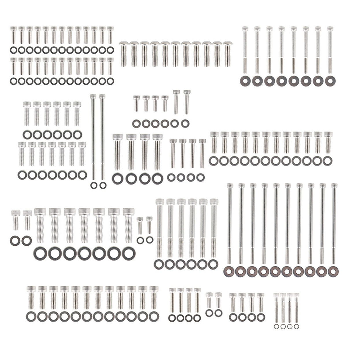munirater Stainless Steel Engine Bolt Kit Replacement for 98-02 Camaro Firebird GTO LS1 LS6 Engines