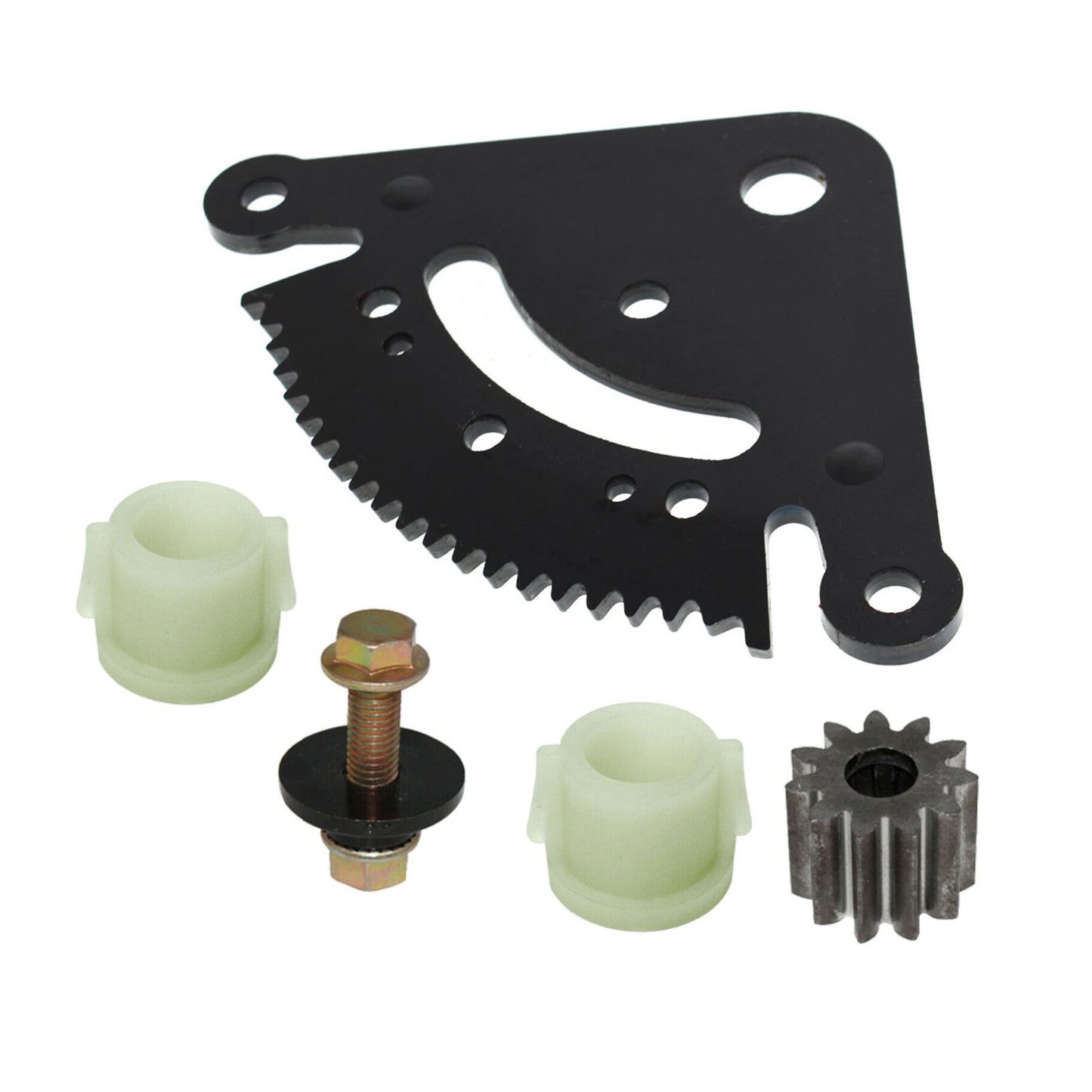 munirater Steering Sector & Pinion Gear W/Bushings Replacement for John Deere D130 D140 D150 D160 D170