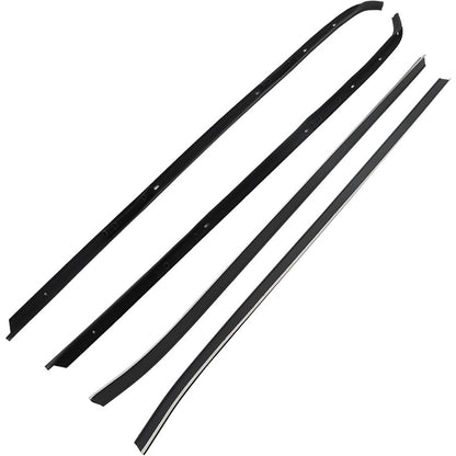 Rubber Window Weatherstrip Kit for 1970-1981 Camaro & Firebird, 4-Piece