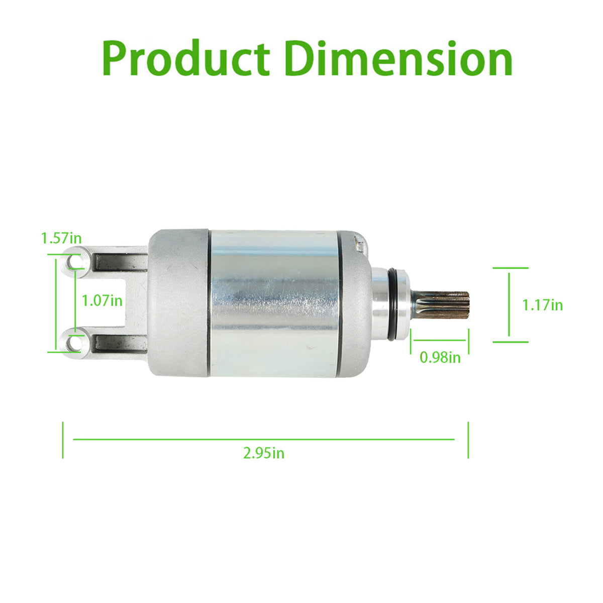 munirater Starter Motor Assembly Replacement for Yamaha YZF R6 YZF R6S FZ6 5EB-81890-00-00