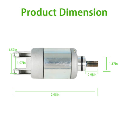 munirater Starter Motor Assembly Replacement for Yamaha YZF R6 YZF R6S FZ6 5EB-81890-00-00
