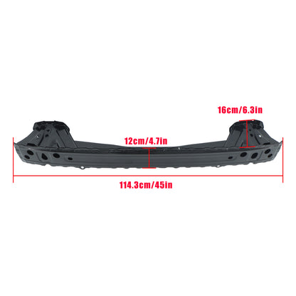 Black Rear Bumper Reinforcement Impact Bar Replacement for Outback Wilderness 2022 2023 2024 Steel