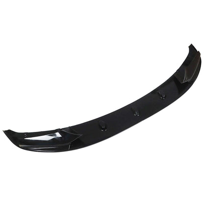 munirater Car Glossy Black Front Lip Bumper Spoiler Kit Replacement for 2011-2016 F10 5 Series M Sport