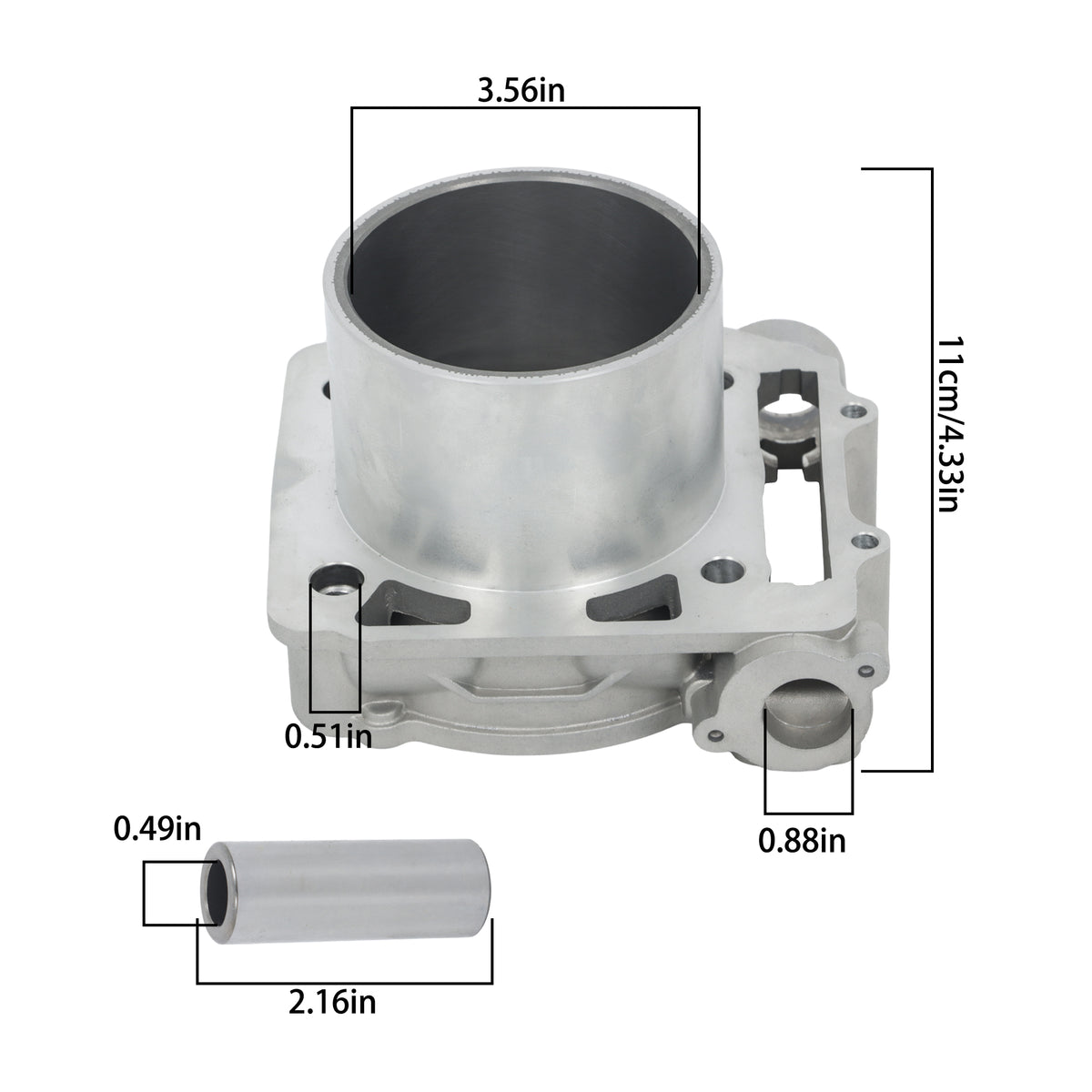 Cylinder Piston & Gasket Kit for Hisun 800 UTV - 13101-F68-0000