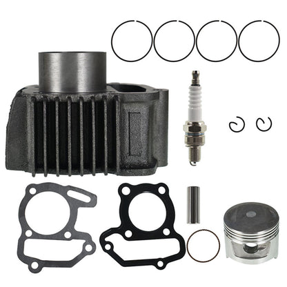 munirater 80cc Cylinder Piston Gasket Rebuild Kit Replacement for Yamaha YFM80 Badger Raptor 80 Moto 4 55X-11610-00-00