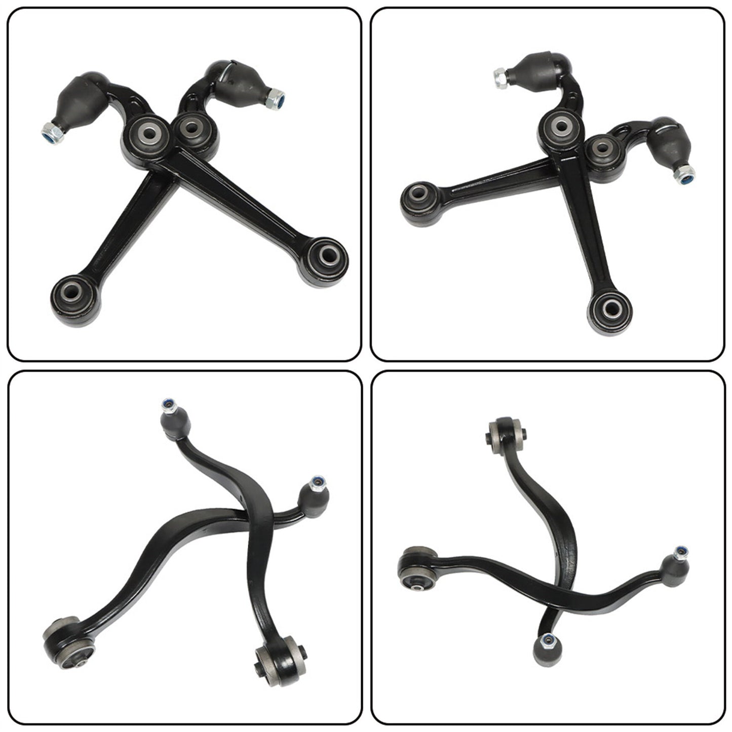 munirater 4Pcs Front Lower Control Arms and Ball Joints Replacement for 2007-2012 Fusion 2007-2012 MKZ 2007-2011 Milan K620492