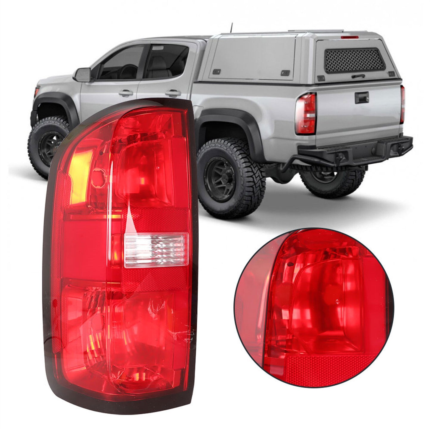 munirater Rear Tail Light For 2015-2022 Chevy Colorado Left SIde Brake Lamp Halogen Red