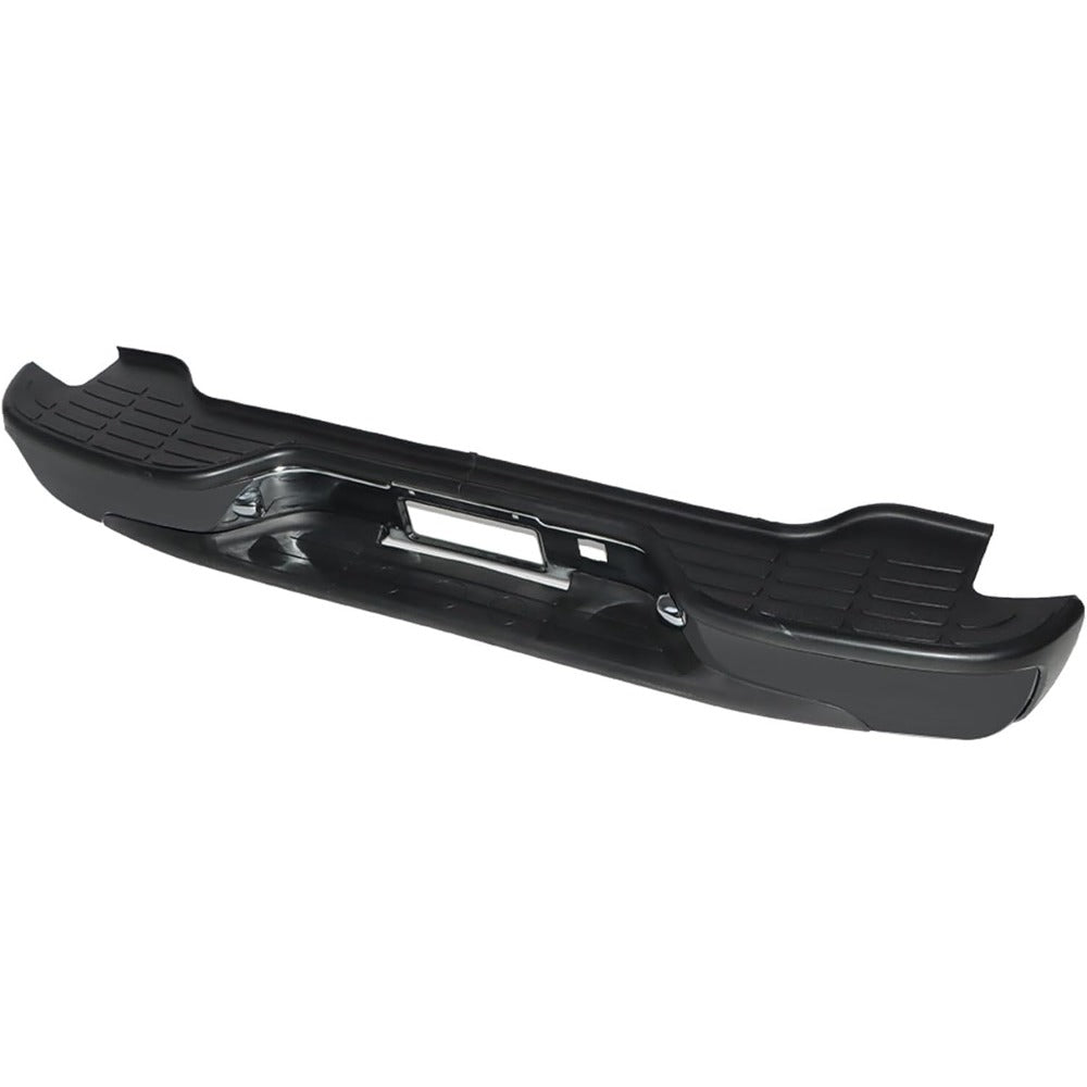 Black Steel Rear Step Bumper Assembly for Chevrolet Tahoe & GMC Yukon 2000-2006, GM1101115