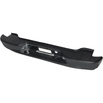 Black Steel Rear Step Bumper Assembly for Chevrolet Tahoe & GMC Yukon 2000-2006, GM1101115