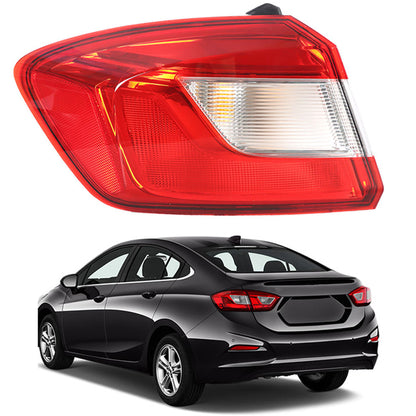 munirater 1-Pack Rear Left Tail Light Brake Lamp Assembly Replacement for 2016-2019 Cruze 4-Door Sedan Outer Driver Side 84078120