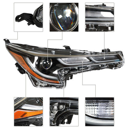 munirater LED Projector Headlight Headlamp Replacement for 2020 2021 Corolla SE XSE Passenger and Driver Side