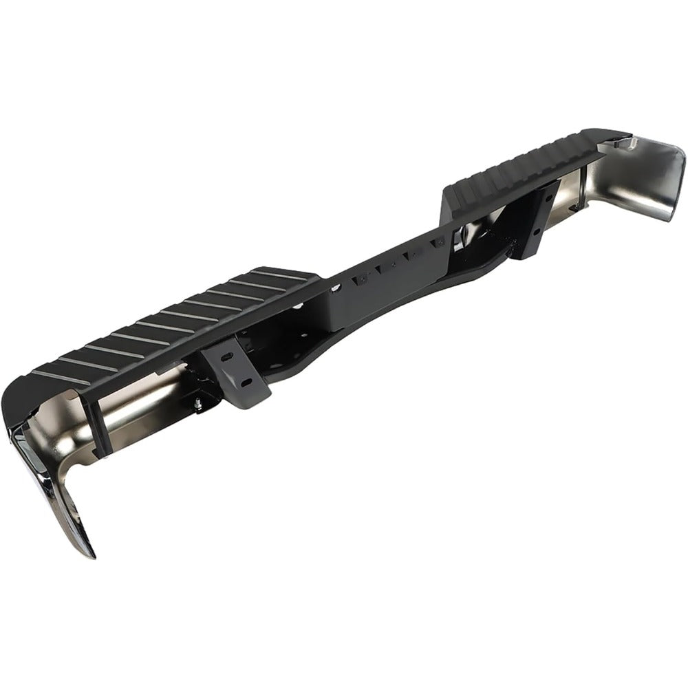 Chrome Rear Bumper Assembly for Ford F-150 2009-2014, without Sensor Holes, FO1103160