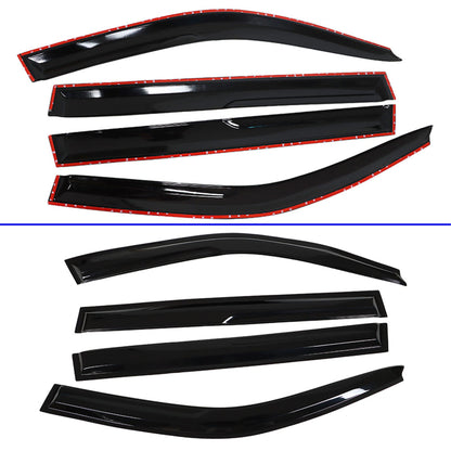 munirater Side Window Visor Vent Rain Guard Deflector Replacement for 2001-2007 Toyota Highlander