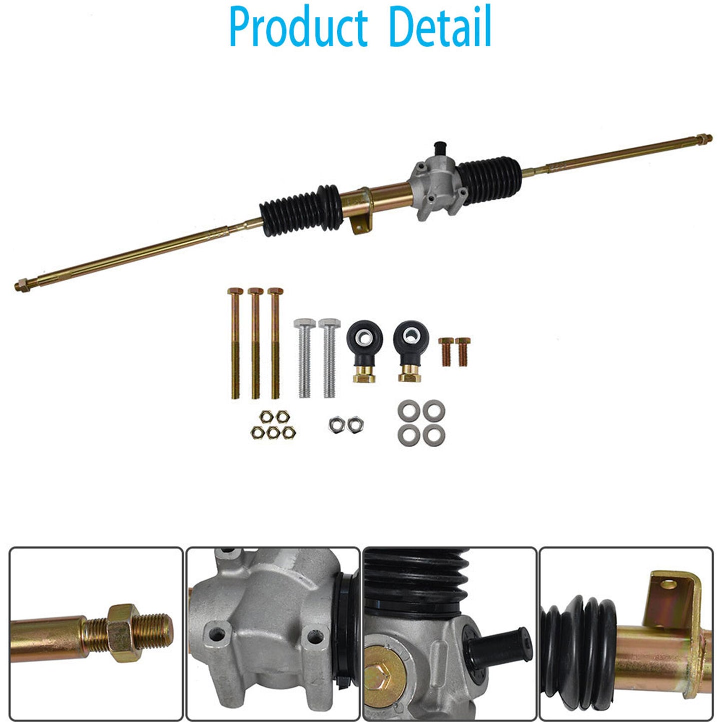 munirater Steering Rack and Pinion Assembly Replacement for Polaris Ranger 800 900 Crew 1823795