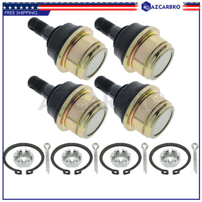 munirater Upper & Lower Ball Joints Replacement for Honda Rancher 350 TRX350TE TRX350TM 2000-2006 4-Pack