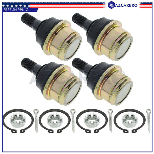 munirater Upper & Lower Ball Joints Replacement for Honda Rancher 350 TRX350TE TRX350TM 2000-2006 4-Pack
