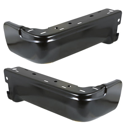 Left Right Steel Rear Bumper Ends Replacement for 2009-2014 F150