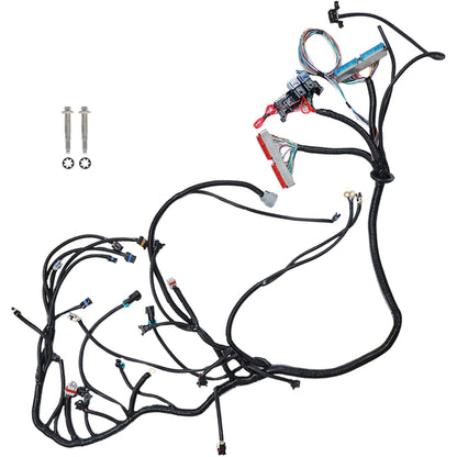 munirater Standalone Wiring Harness with 4L60E Replacement for 1998-2006 DBC LS1 Engine 4.8 5.3 6.0 Vortec T56 or Non-Electric Tran (Drive by Cable)