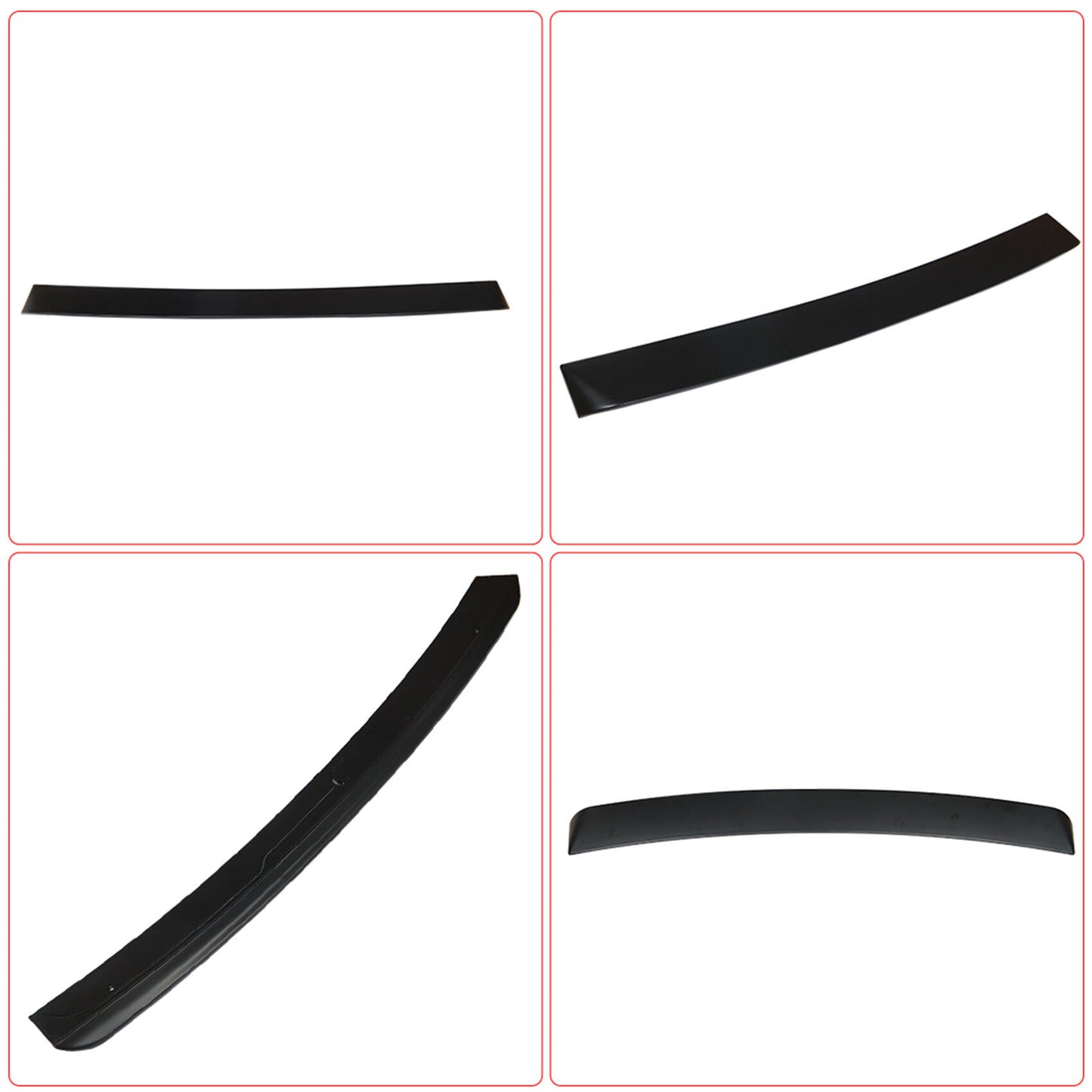 munirater Roof Spoiler Lip Wing Matte Black Factory Style Replacement for 2012 2013 2014 Camry