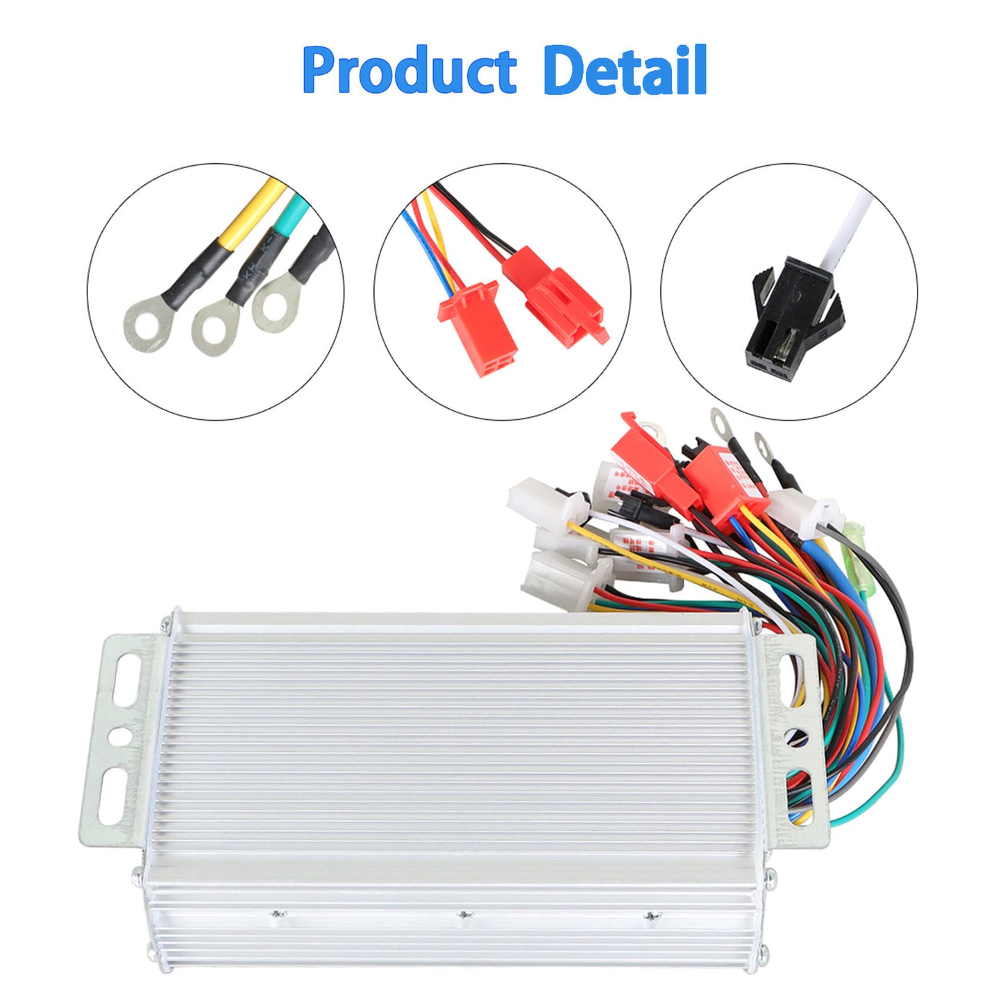 munirater 36-48V 500W DC Brushless Motor Speed Controller Replacement for E-Bike Scooter