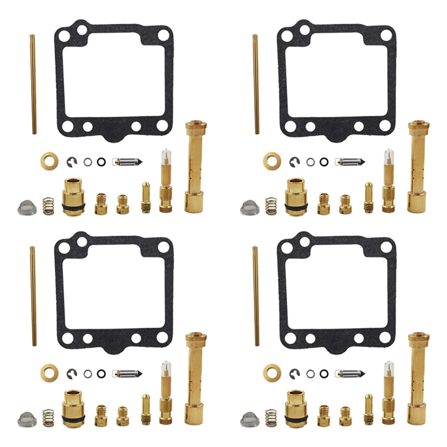 munirater 4 Pack Carburetor Carb Rebuild Kit Replacement for 1981-83 GS650 GS650E GS650G GS650GL