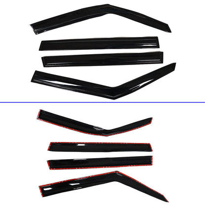 munirater Side Window Visor Vent Rain Guard Deflector Replacement for 2008-2013 Kia Soul