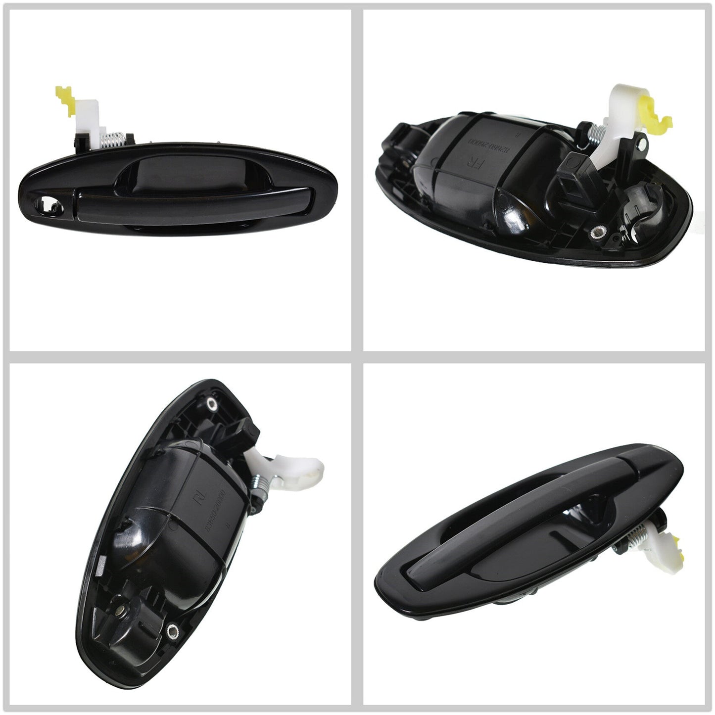 munirater 4Pcs Front Rear Driver Passenger Side Exterior Door Handle Replacement for 2001-2006 Hyundai Santa Fe