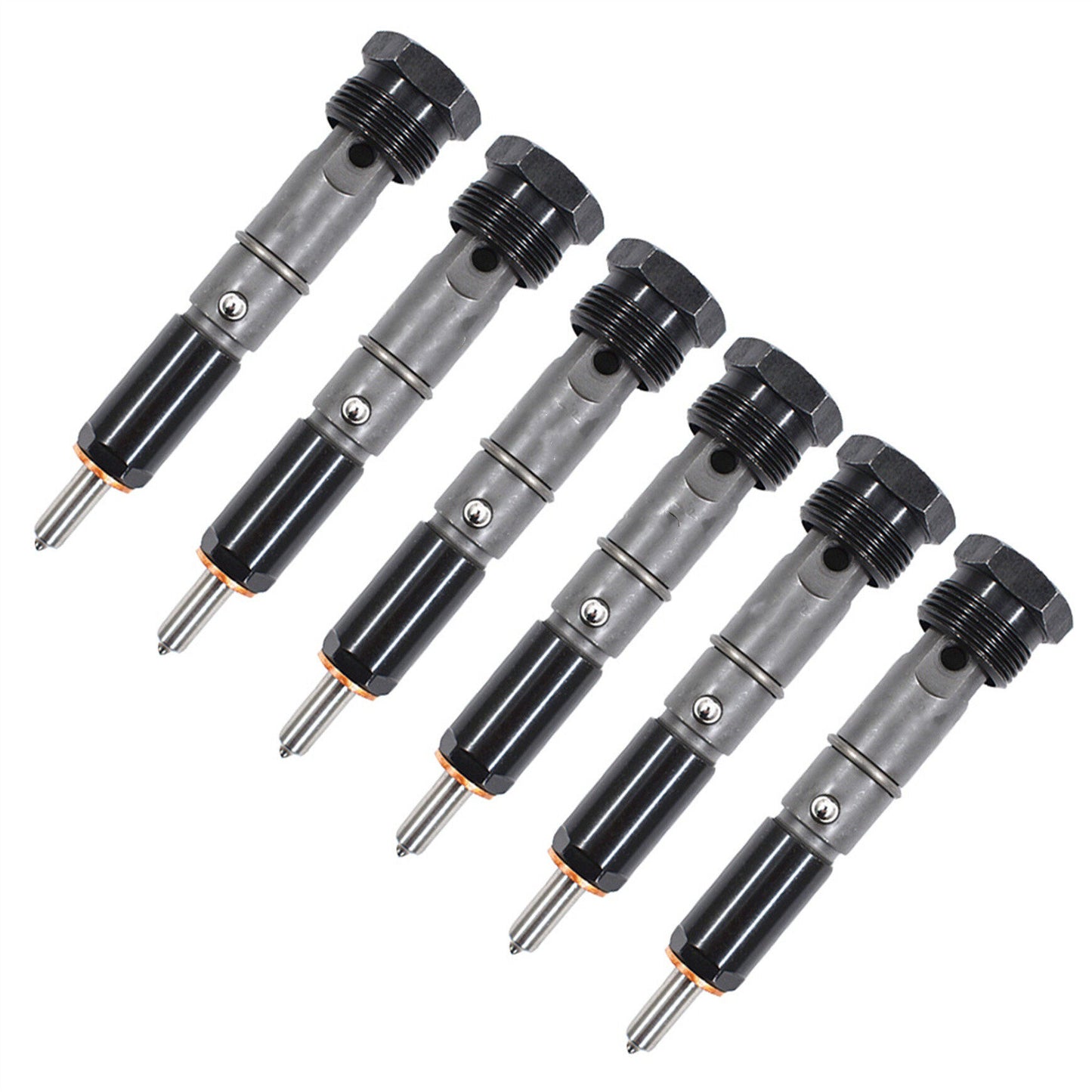 6-Pack 50hp Fuel Injectors Replacement for 1989-1993 Cummins 5.9L Diesel Engeine 3919350 3919339 43213837