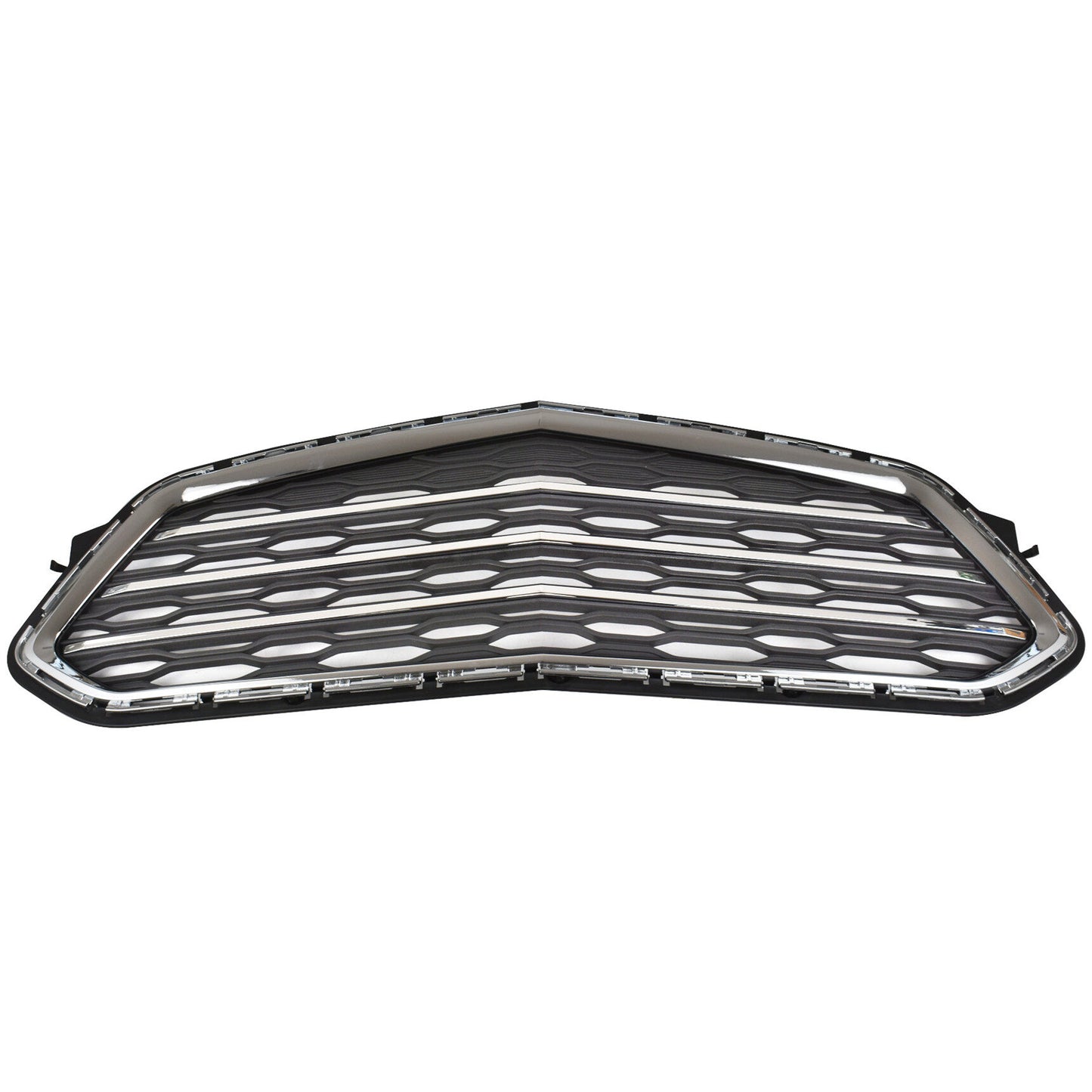 munirater Grille Front Middle Lower Chrome Covers Inserts Replacement for 2016 2017 Equinox 23370469