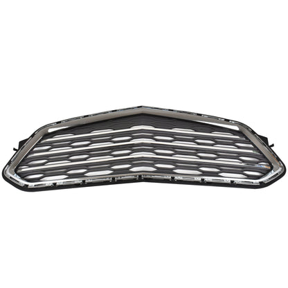 munirater Grille Front Middle Lower Chrome Covers Inserts Replacement for 2016 2017 Equinox 23370469