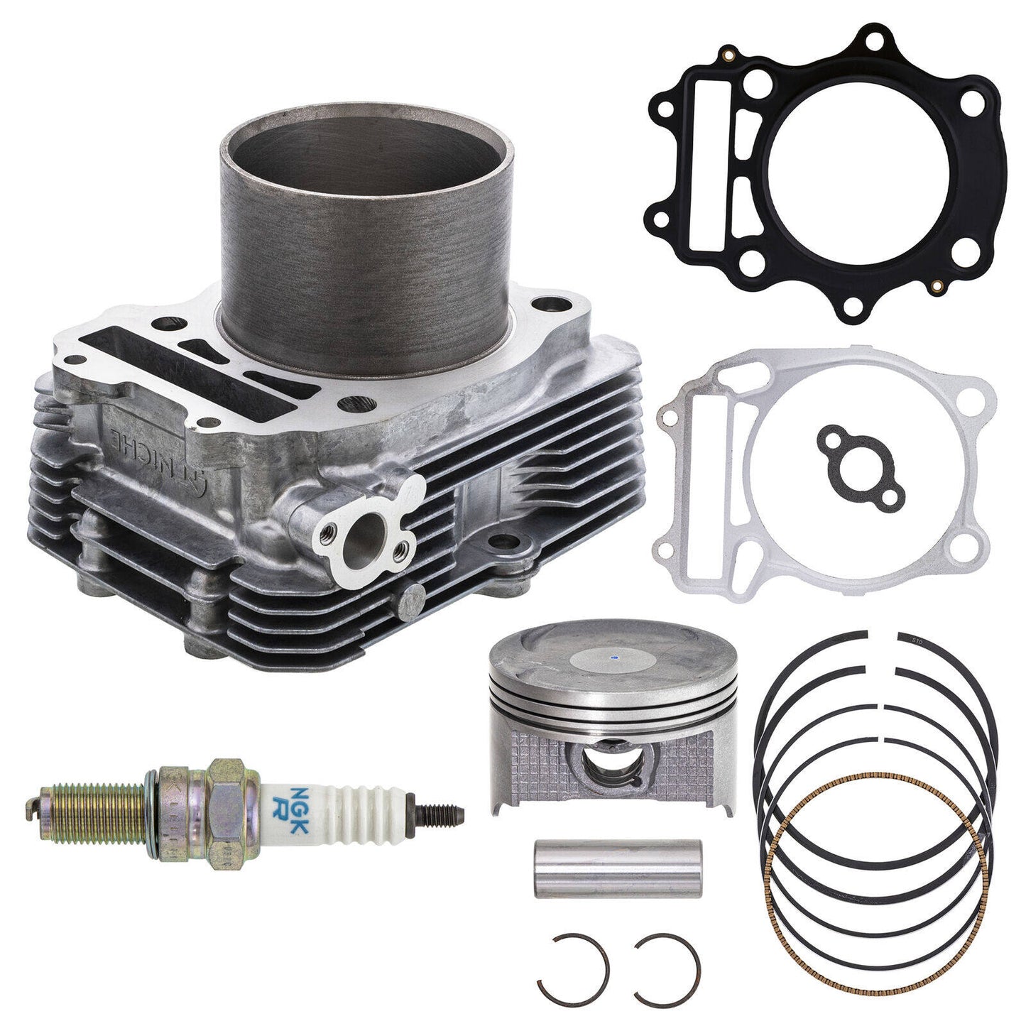 munirater Cylinder Piston Gasket Kit Replacement for Suzuki Eiger 400 2002-2007