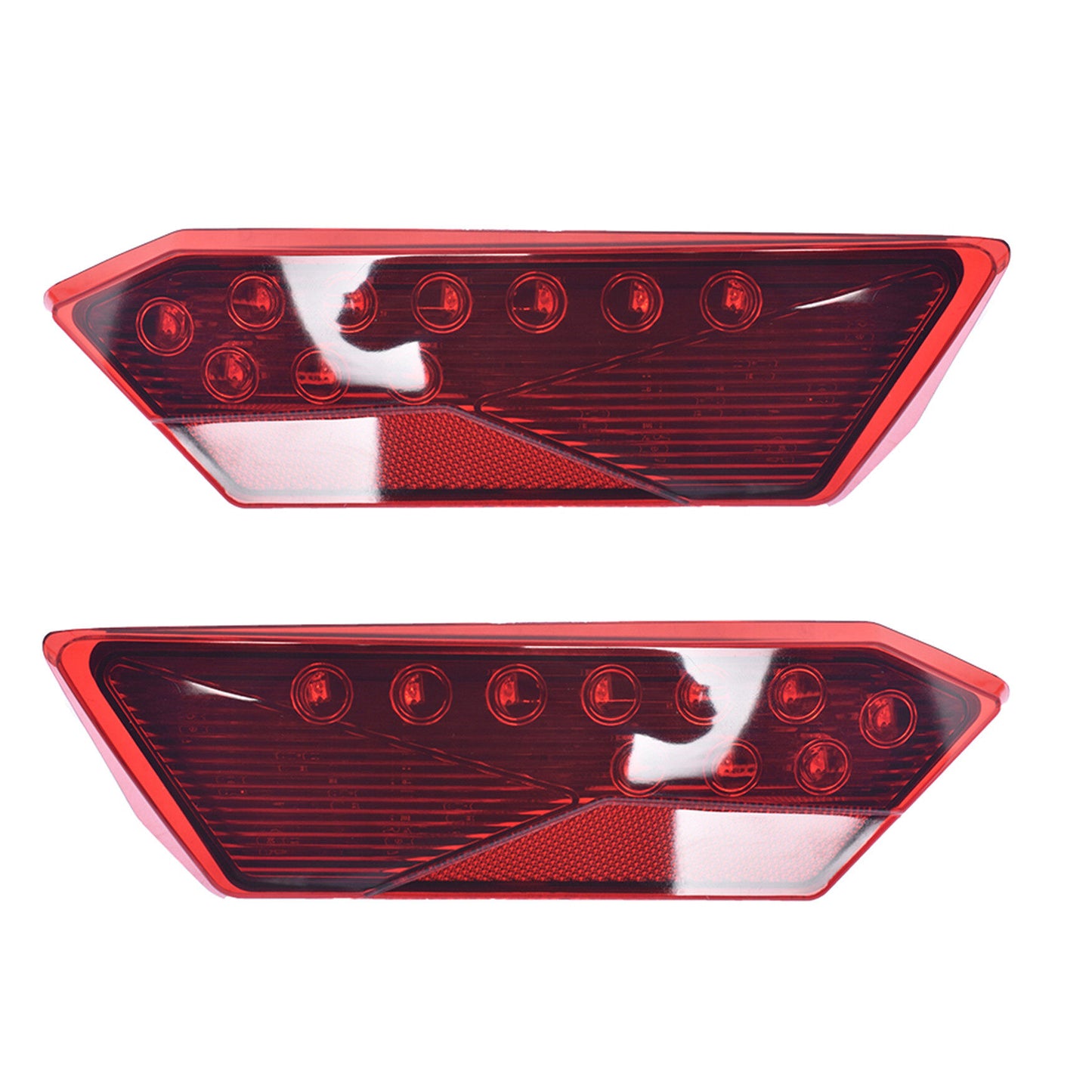 munirater Red LED Tail lights Assembly Replacement for RZR 1000 XP 900 900s Tubro