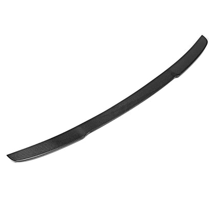 munirater Carbon Fiber Rear Trunk Spoiler Wing Replacement for 2014-2018 A3 S3 Sedan V Type