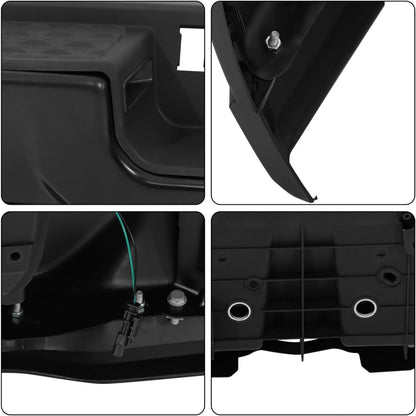 Black Rear Step Bumper for Ram 2500 / 3500 2019-2024, without Sensor or Light Openings, CH1103170