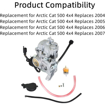 ATV Carburetor for 2004-2007 Arctic Cat 500 4x4, 0470-471