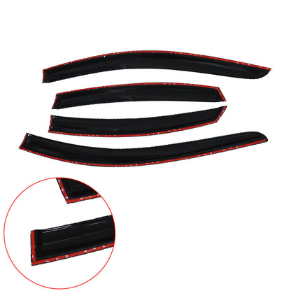 munirater Side Window Visors Rain Guard Wind Vent Shade Deflector Replacement for 2015-2019 Hyundai Sonata